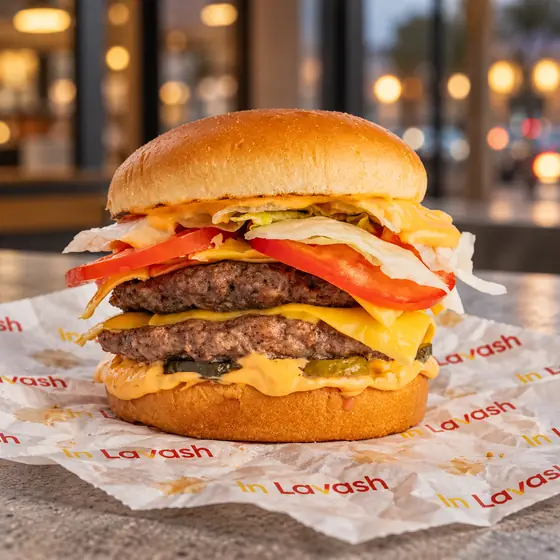 Double cheeseburger